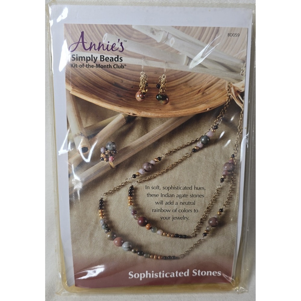 Annie's Simply Beads Kit Of The Month "Sophisticated‎ Stones" BD 059
